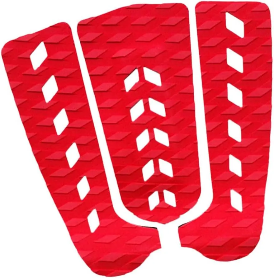 3Pcs Surf Traction Pad for Shortboards, Longboards, and Skimboards