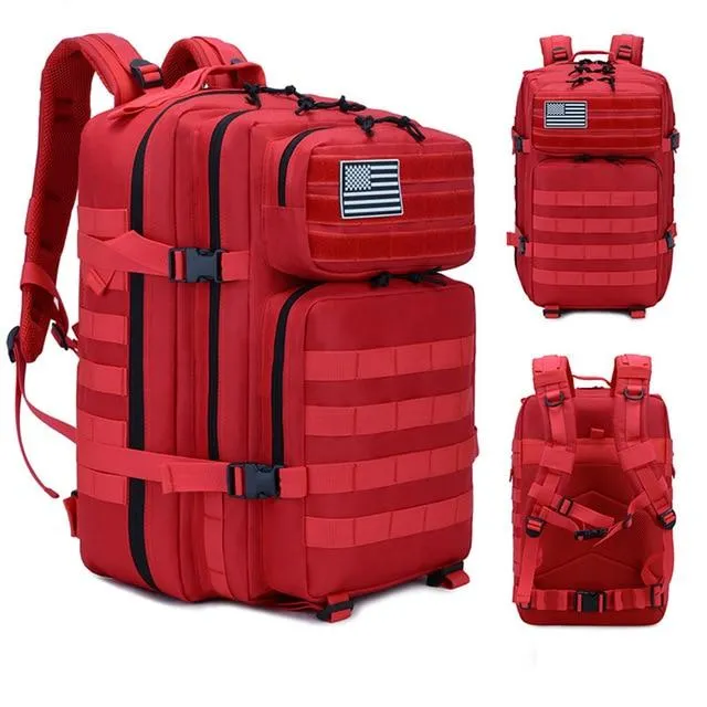 45L Military Molle Backpack Tactical Waterproof Rucksack