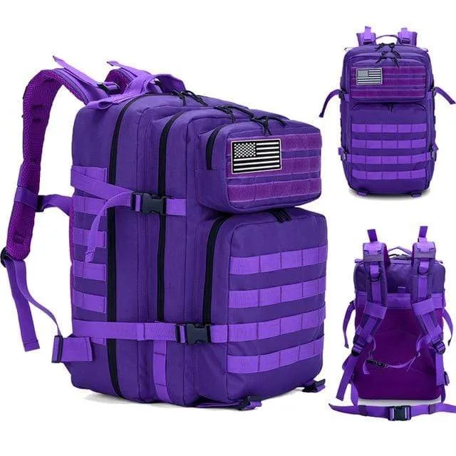 45L Military Molle Backpack Tactical Waterproof Rucksack