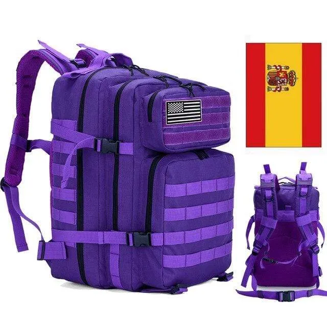 45L Military Molle Backpack Tactical Waterproof Rucksack