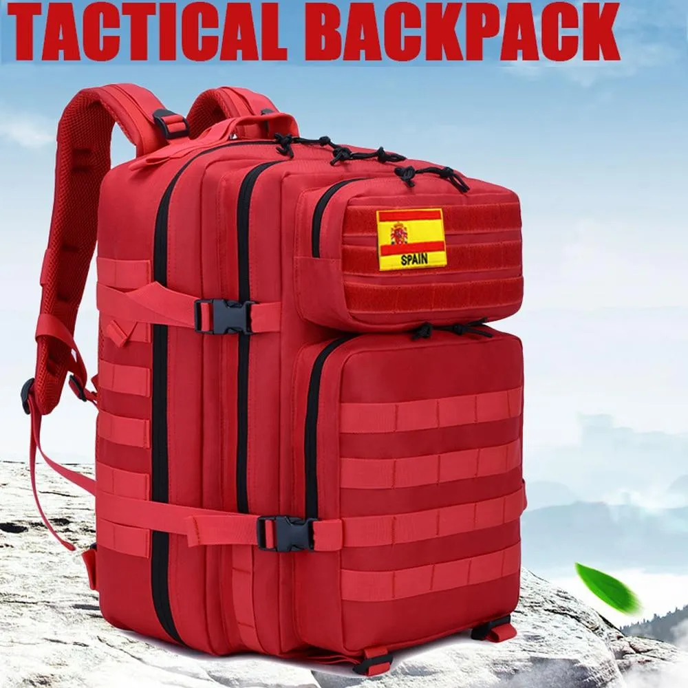 45L Military Molle Backpack Tactical Waterproof Rucksack