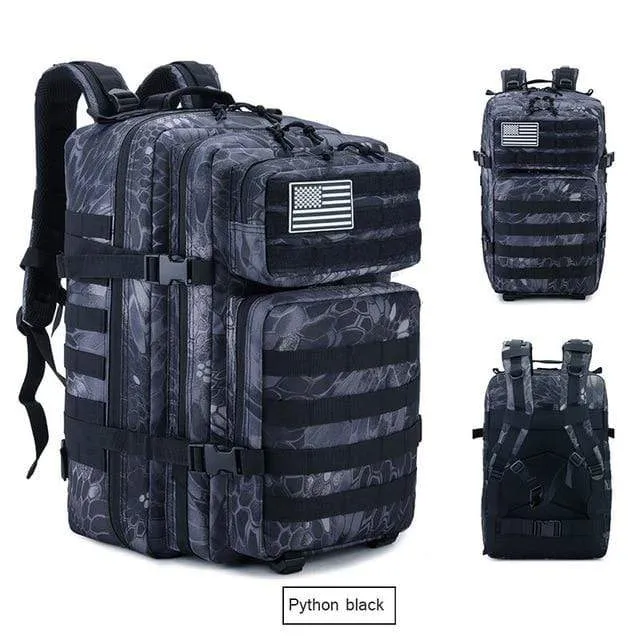 45L Military Molle Backpack Tactical Waterproof Rucksack