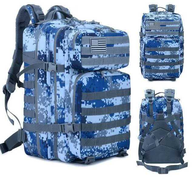 45L Military Molle Backpack Tactical Waterproof Rucksack