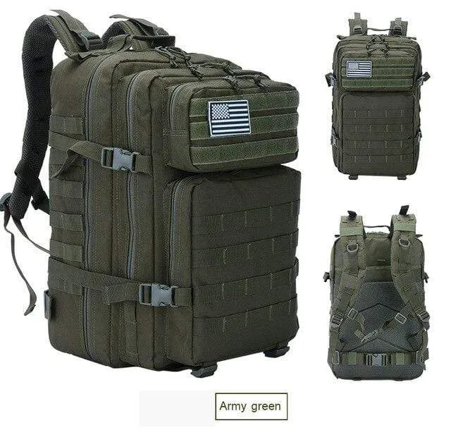 45L Military Molle Backpack Tactical Waterproof Rucksack