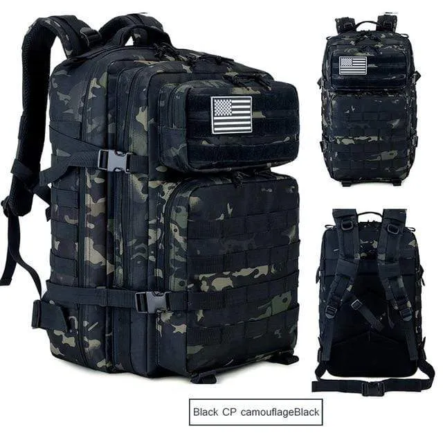 45L Military Molle Backpack Tactical Waterproof Rucksack
