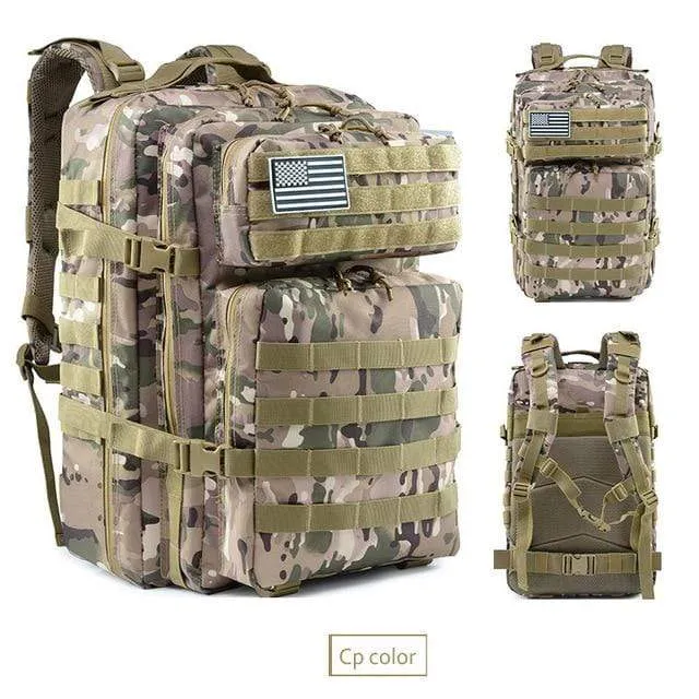 45L Military Molle Backpack Tactical Waterproof Rucksack