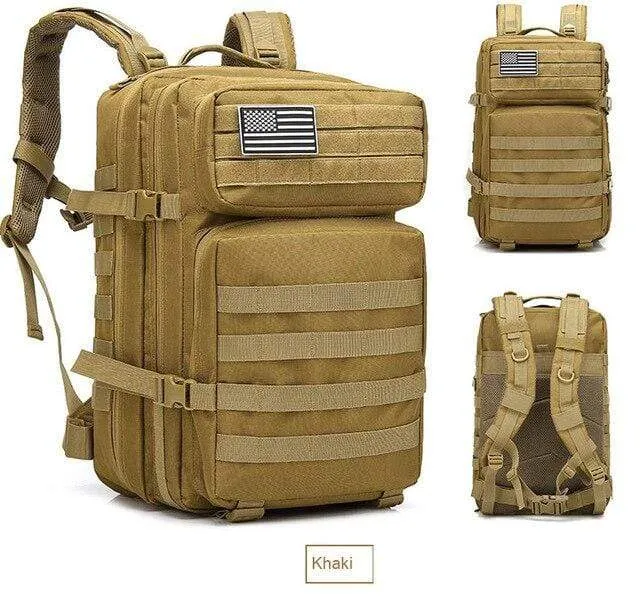 45L Military Molle Backpack Tactical Waterproof Rucksack