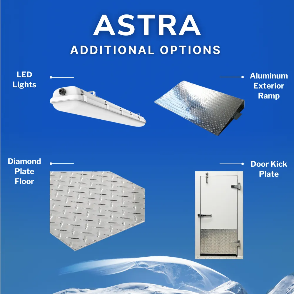 8' x 8' Astra Walk-In Freezer with Floor
