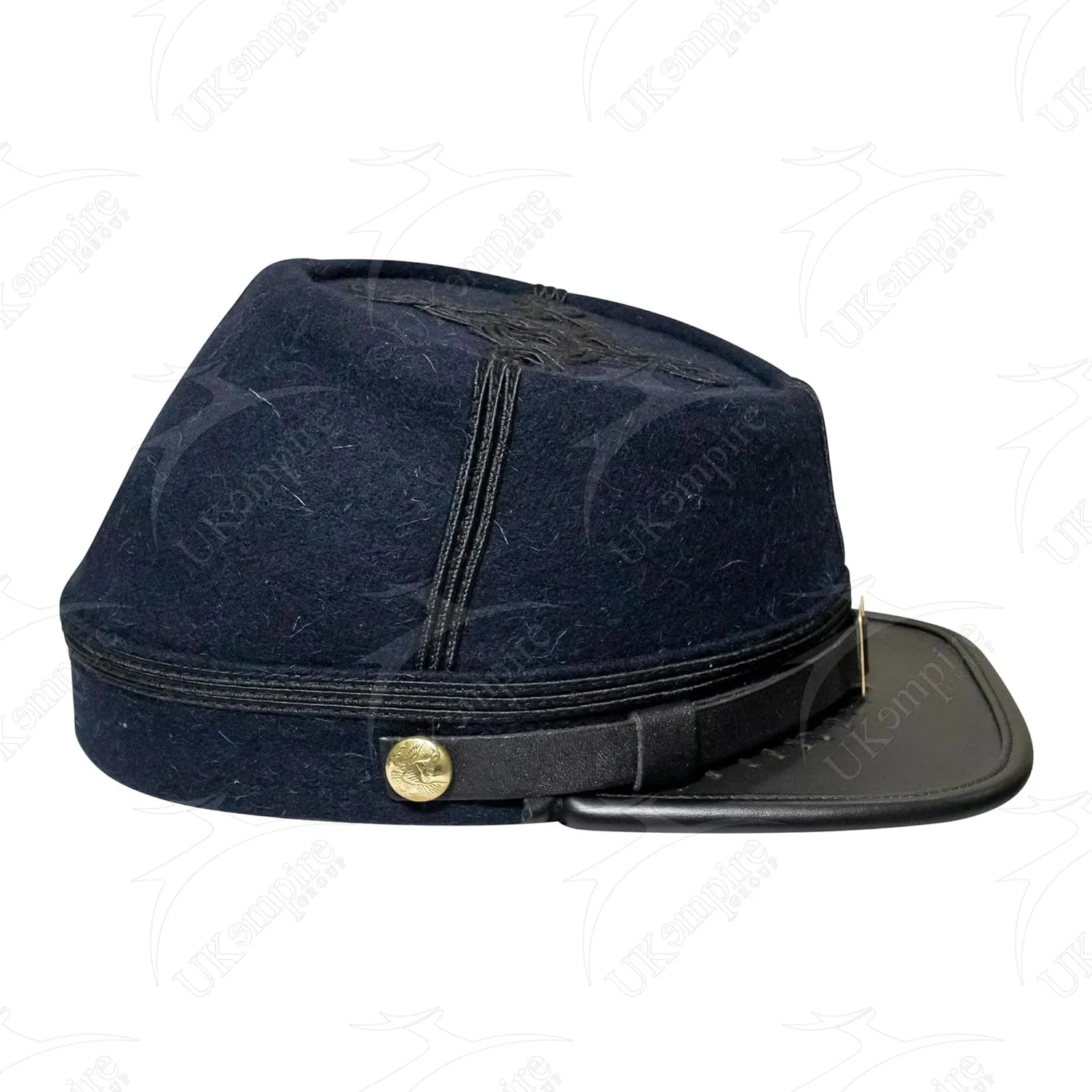 American Civil War US Union Major/Colonel Kepi, Navy Blue Wool Black Braid  ACW Reproductions Cap/Hat