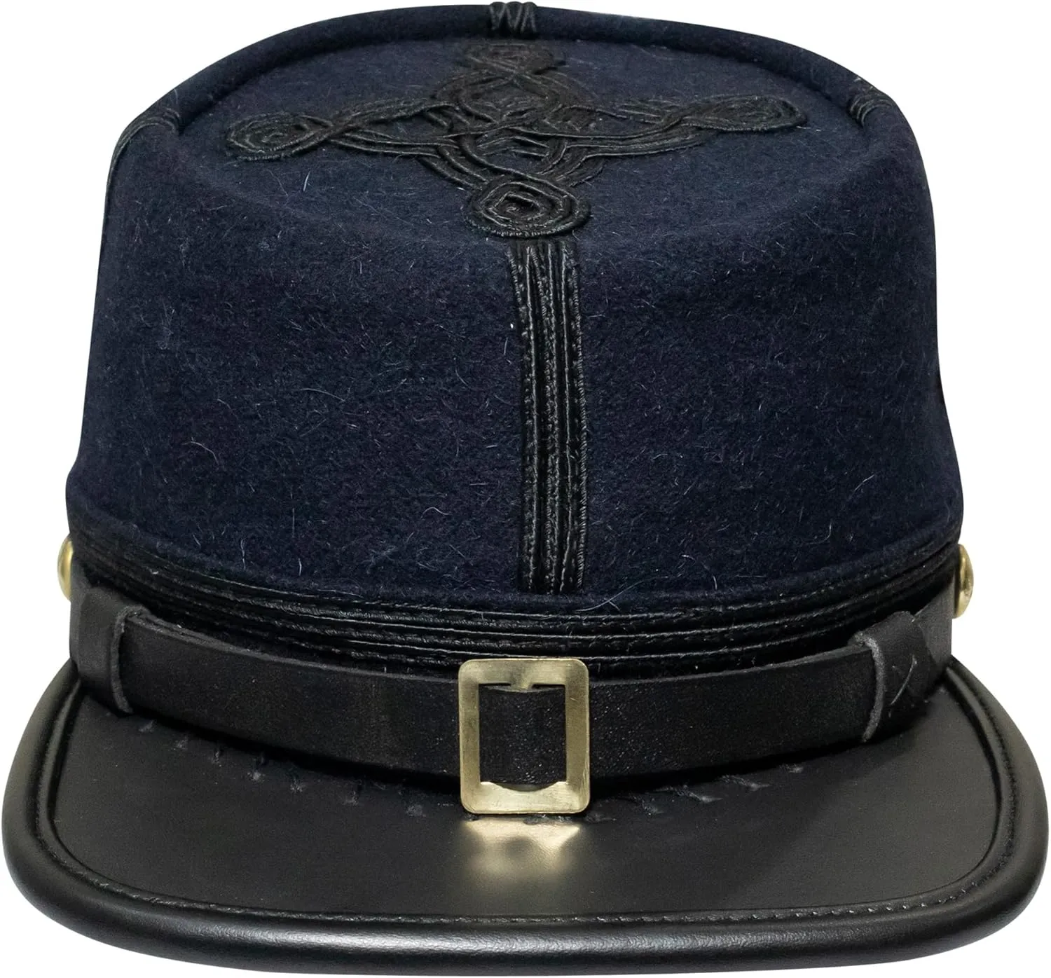 American Civil War US Union Major/Colonel Kepi, Navy Blue Wool Black Braid  ACW Reproductions Cap/Hat