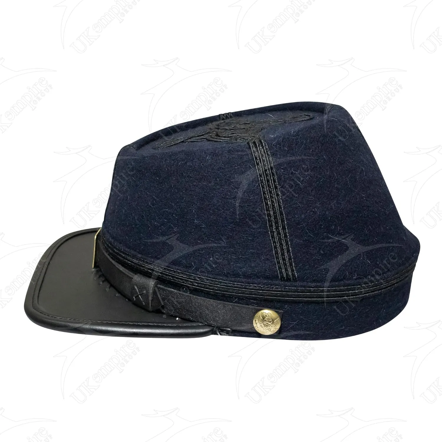 American Civil War US Union Major/Colonel Kepi, Navy Blue Wool Black Braid  ACW Reproductions Cap/Hat