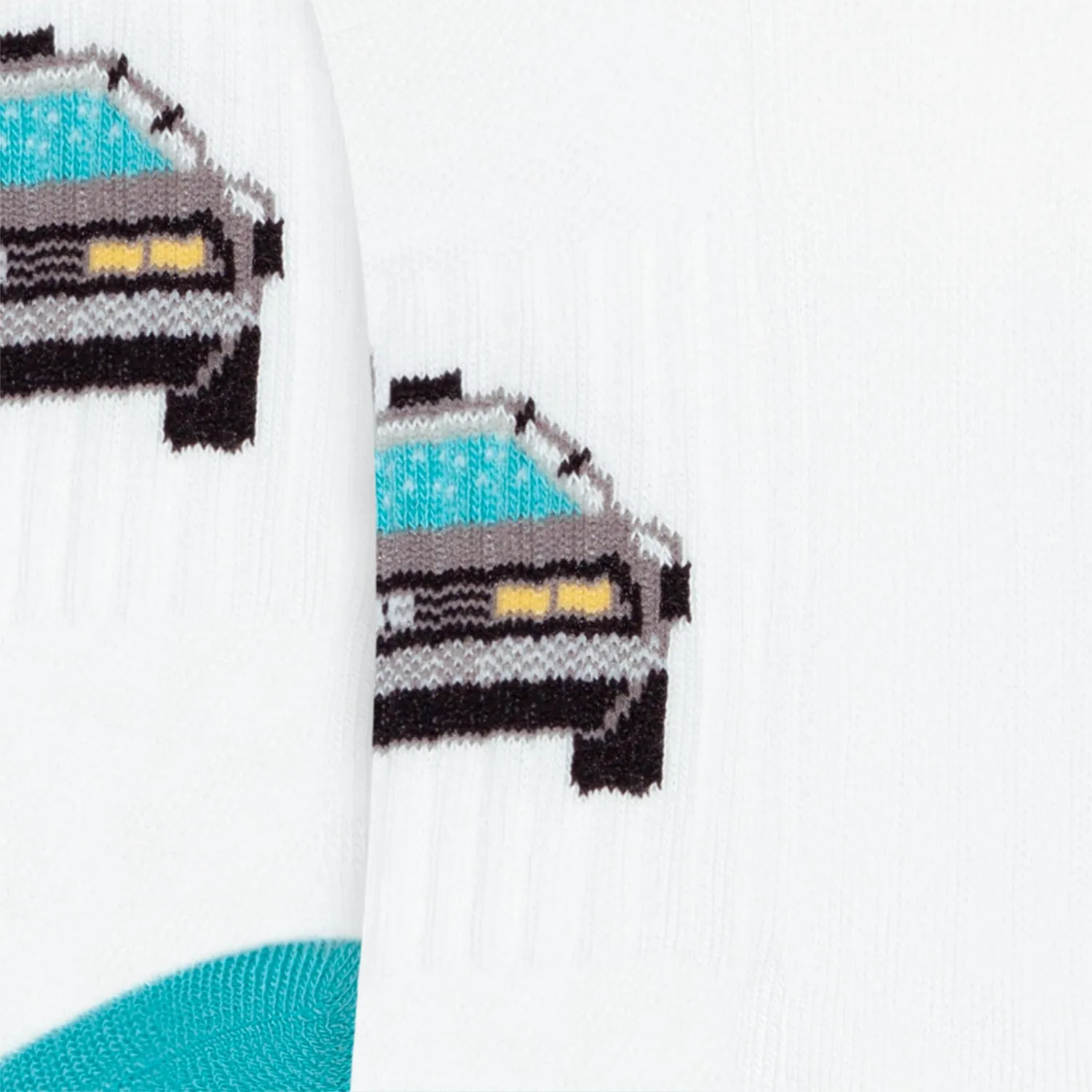 Ankle Athletic Delorean - White