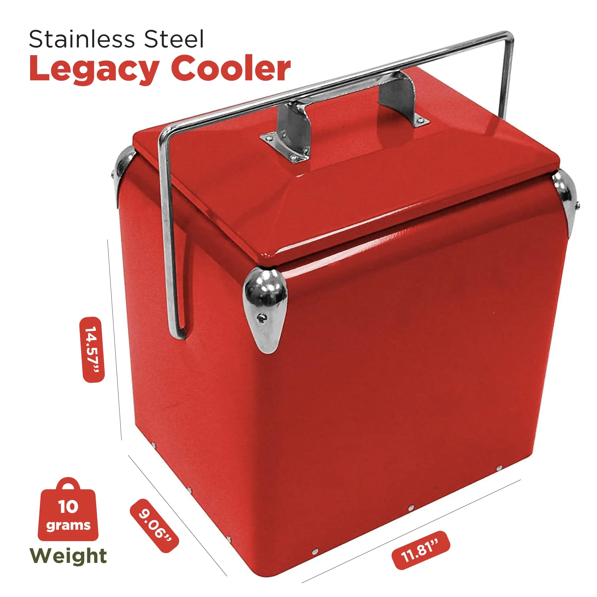 Creative Outdoor Distributor: Stainless Steel Camping Cooler with Bottle Opener
