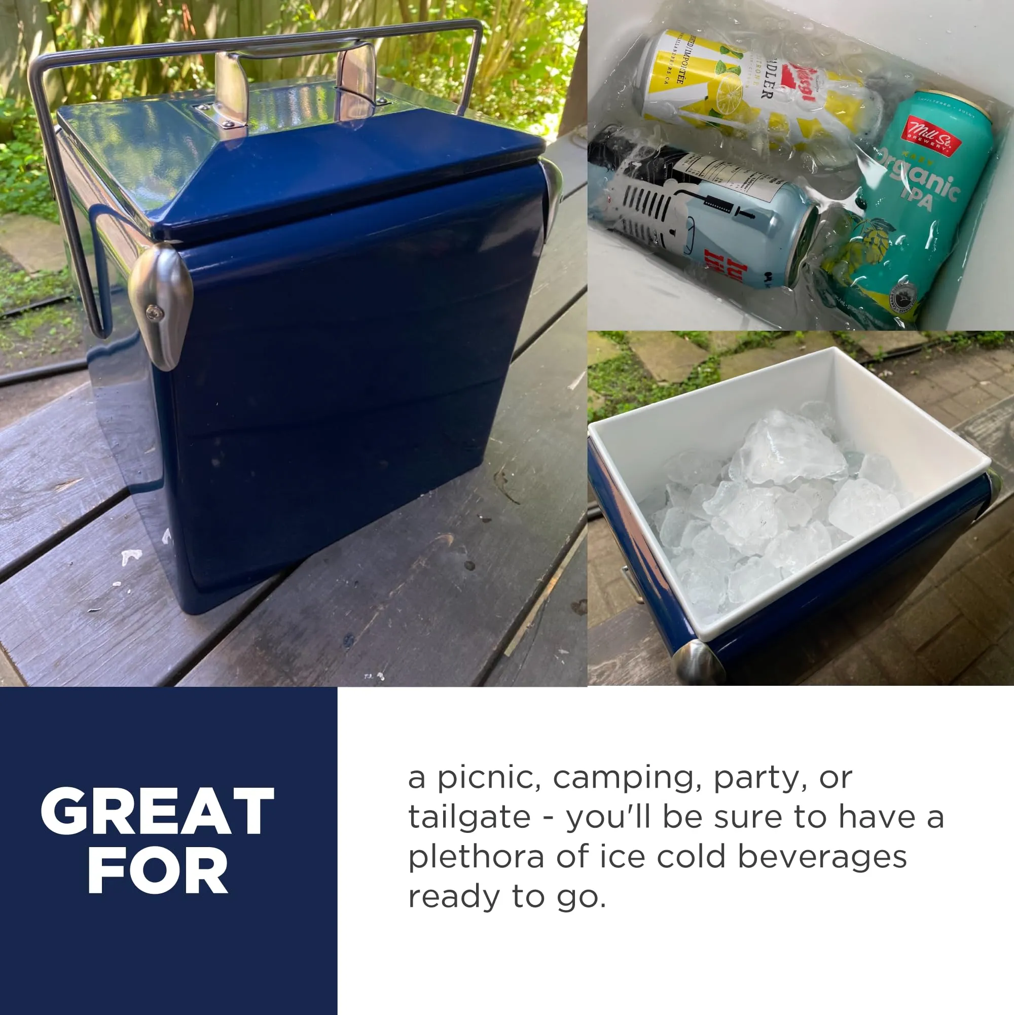 Creative Outdoor Distributor: Stainless Steel Camping Cooler with Bottle Opener