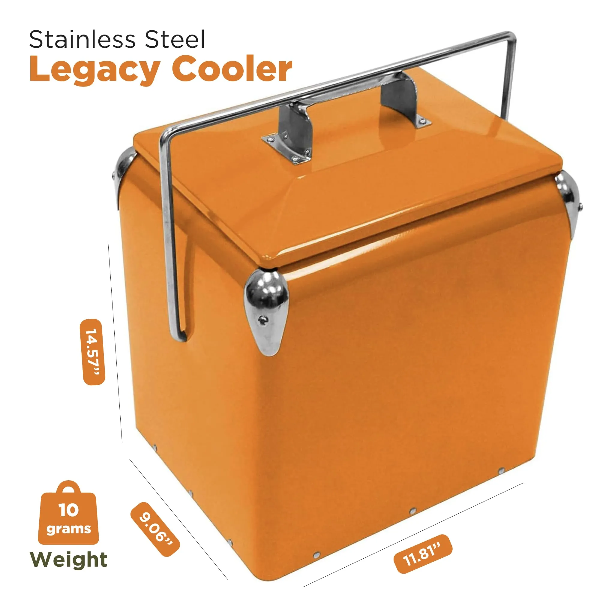 Creative Outdoor Distributor: Stainless Steel Camping Cooler with Bottle Opener