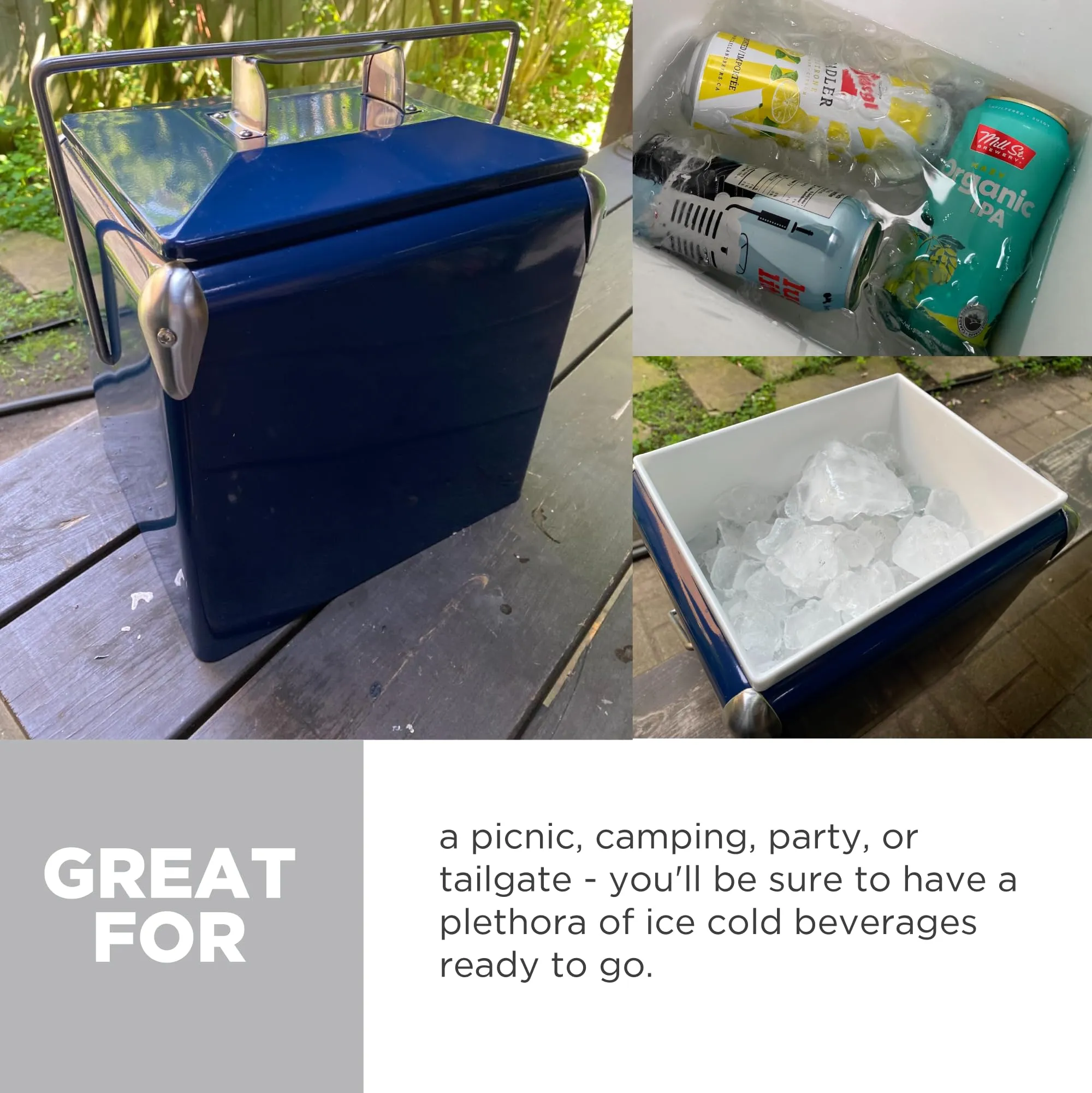 Creative Outdoor Distributor: Stainless Steel Camping Cooler with Bottle Opener