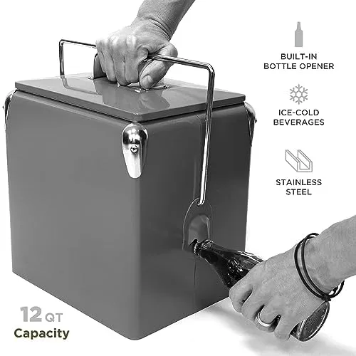 Creative Outdoor Distributor: Stainless Steel Camping Cooler with Bottle Opener