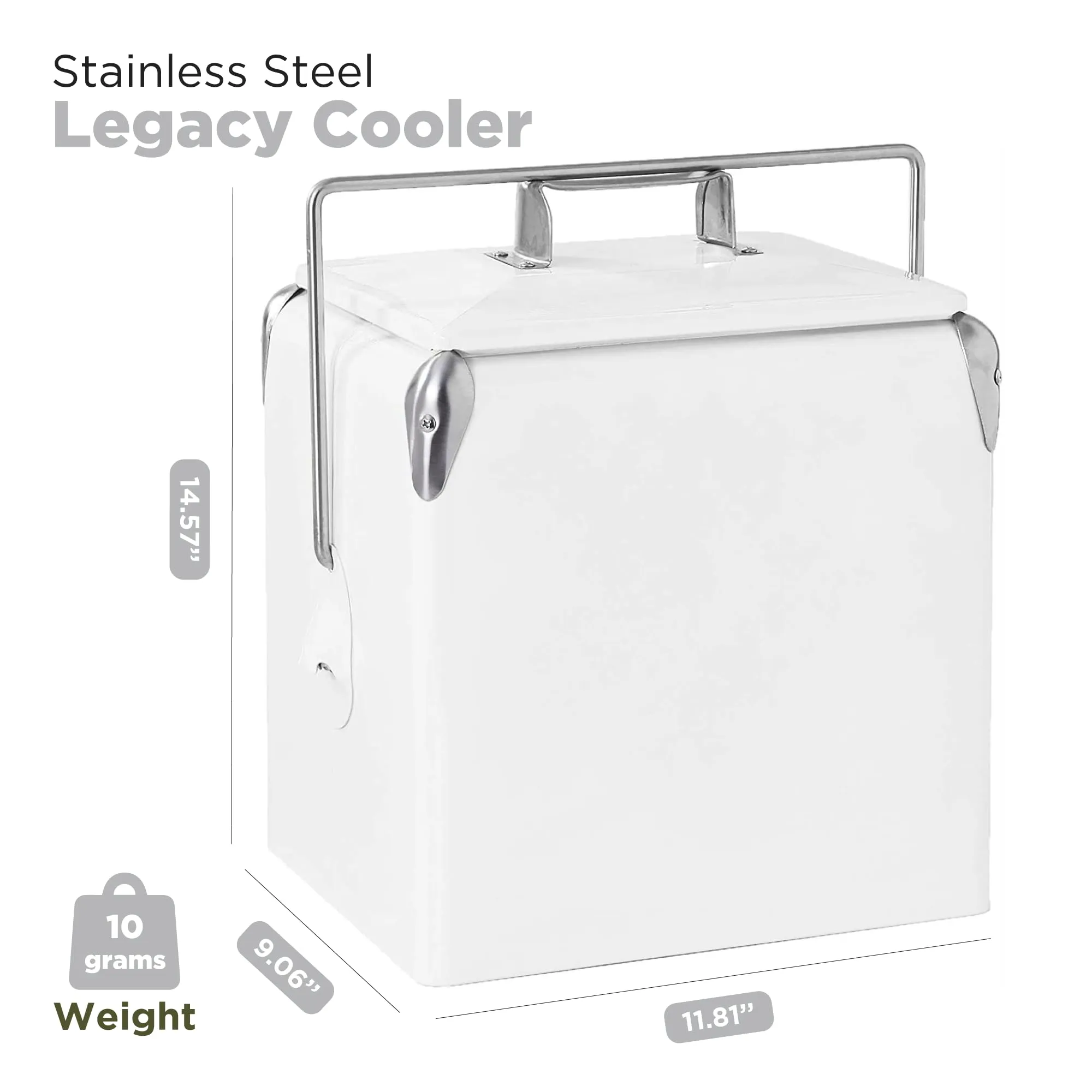 Creative Outdoor Distributor: Stainless Steel Camping Cooler with Bottle Opener