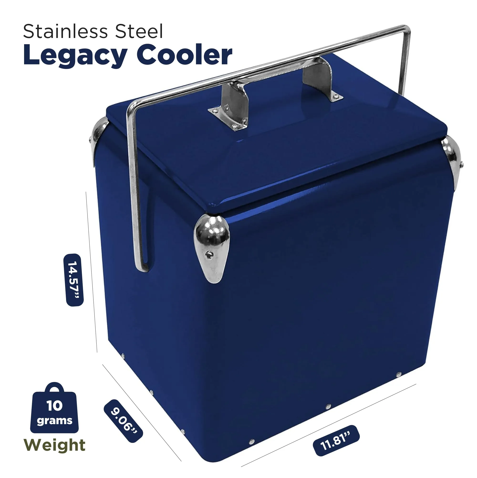 Creative Outdoor Distributor: Stainless Steel Camping Cooler with Bottle Opener
