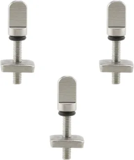 DGZZI Surfboard Fins Thumb Screw and Plate 3PCS M4x19mm No Tool Stainless Steel Fin Screw for Longboard and SUP Surfing Accessories