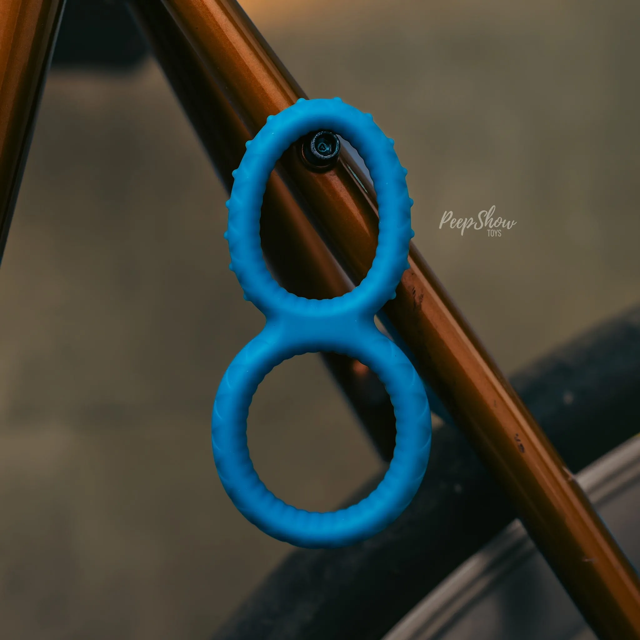 Enigma Ring by Sport Fucker - Dual Cock and Balls Ring, Soft Silicone
