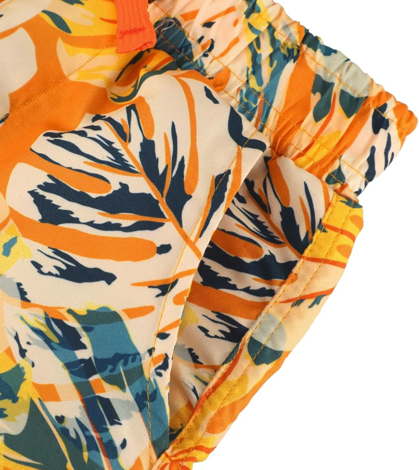 ESTAMICO Boys' Quick Dry Beach Swim Trunk Printed Board Shorts with Pockets