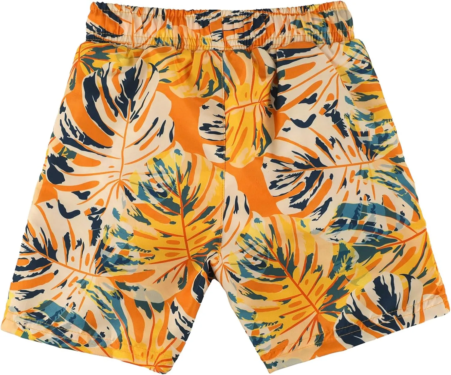 ESTAMICO Boys' Quick Dry Beach Swim Trunk Printed Board Shorts with Pockets