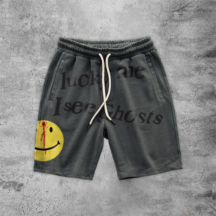 Fashion retro casual sports shorts
