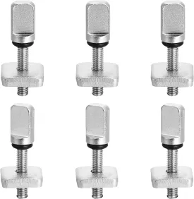 Ferraycle 6 Pieces Surfing Accessories No Tool Stainless Steel Fin Screw Thumb Fin Screw for Men Women Surfboard Surf Longboard Paddleboard and SUP