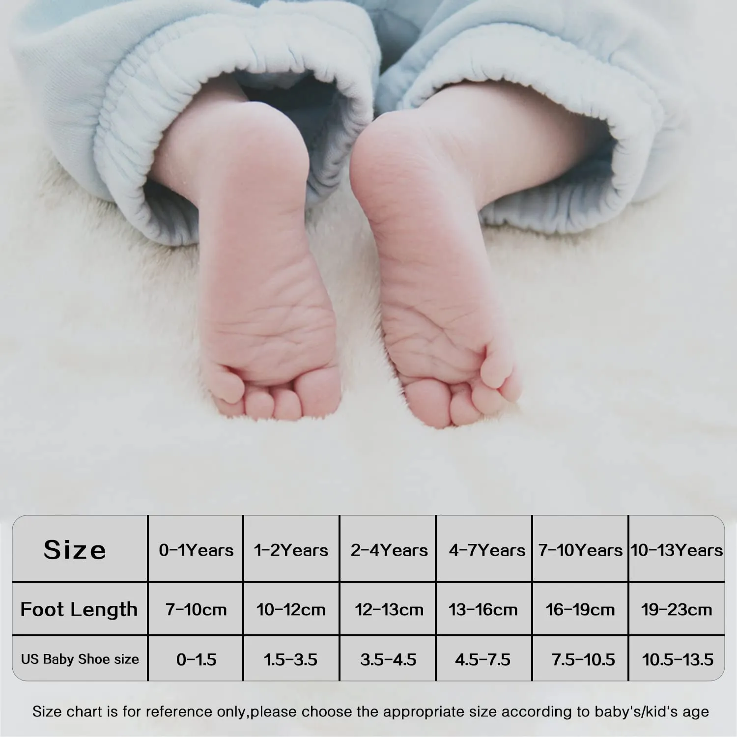 GENTABY Kids Socks,Crew Socks Newborn/Toddler for Children Boys Girls Cozy Athletic Socks, 24pairs，7T-10T