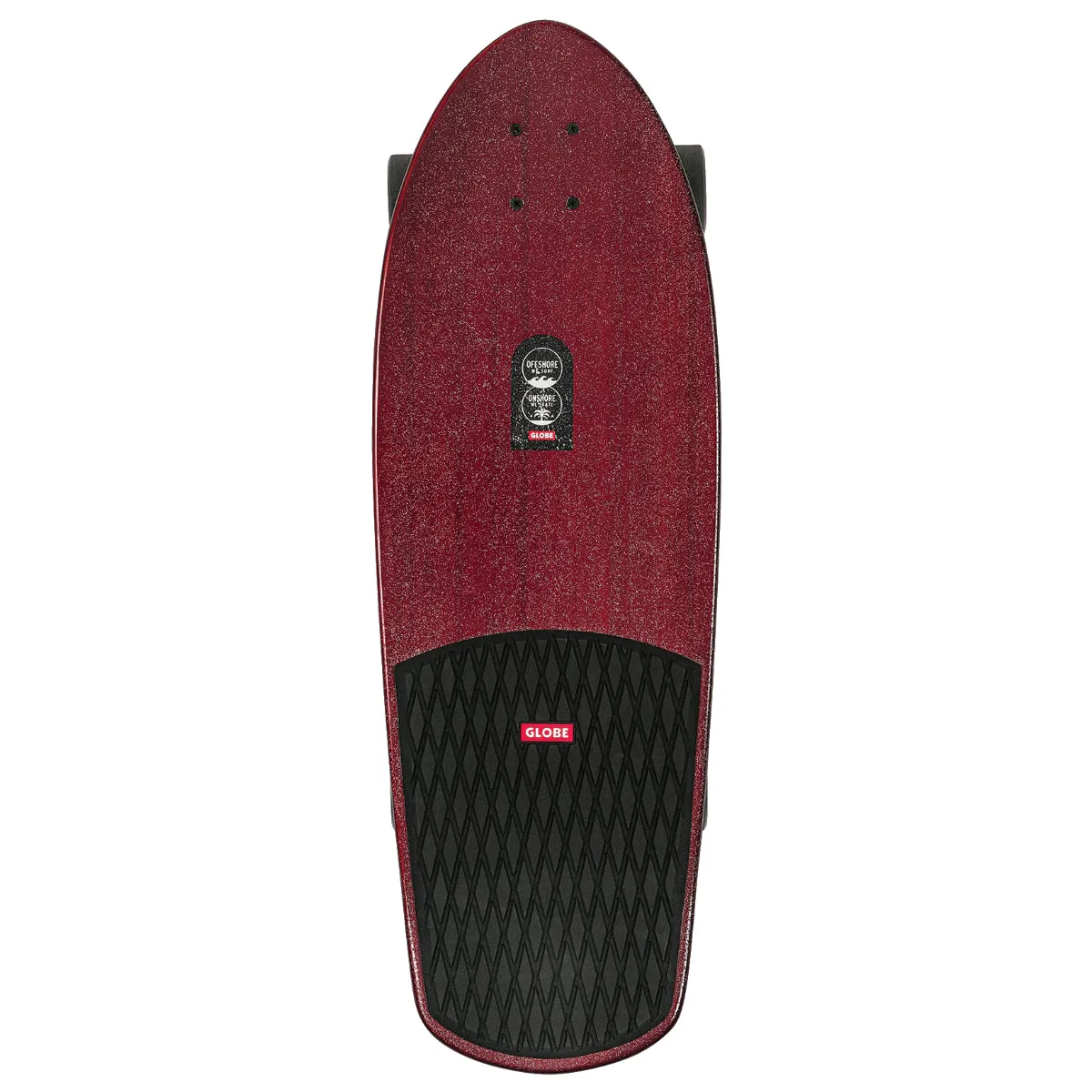 Globe Stubby Onshore Cherry Bamboo 30" Skateboard Complete