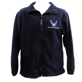 Men's Dark Blue US Air Force Fleece Jacket