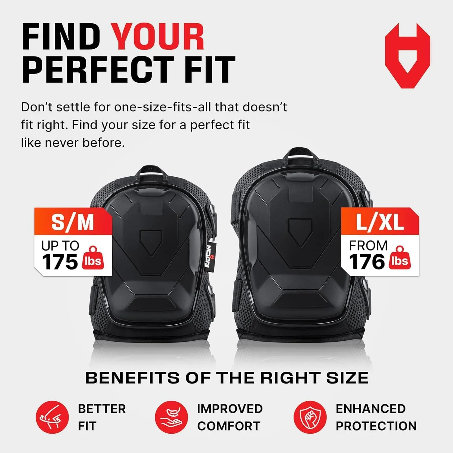 NoCry Professional Construction Knee Pads for Men and Women with Non-Slip Heavy Duty Cap and Ankle Support  Thick Foam and Gel Cushioning  Reinforced, Adjustable Straps and Military-grade Rivets