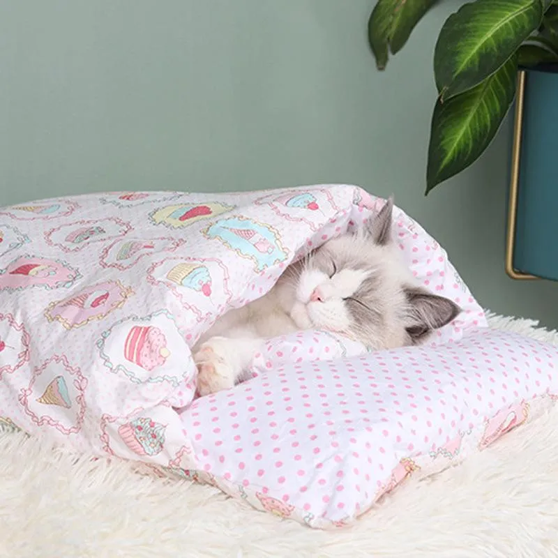 Sleeping Bag Cat Bed