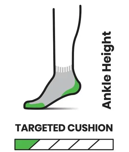 Smartwool - Athletic Targeted Cushion Ankle Socks, 2 pack