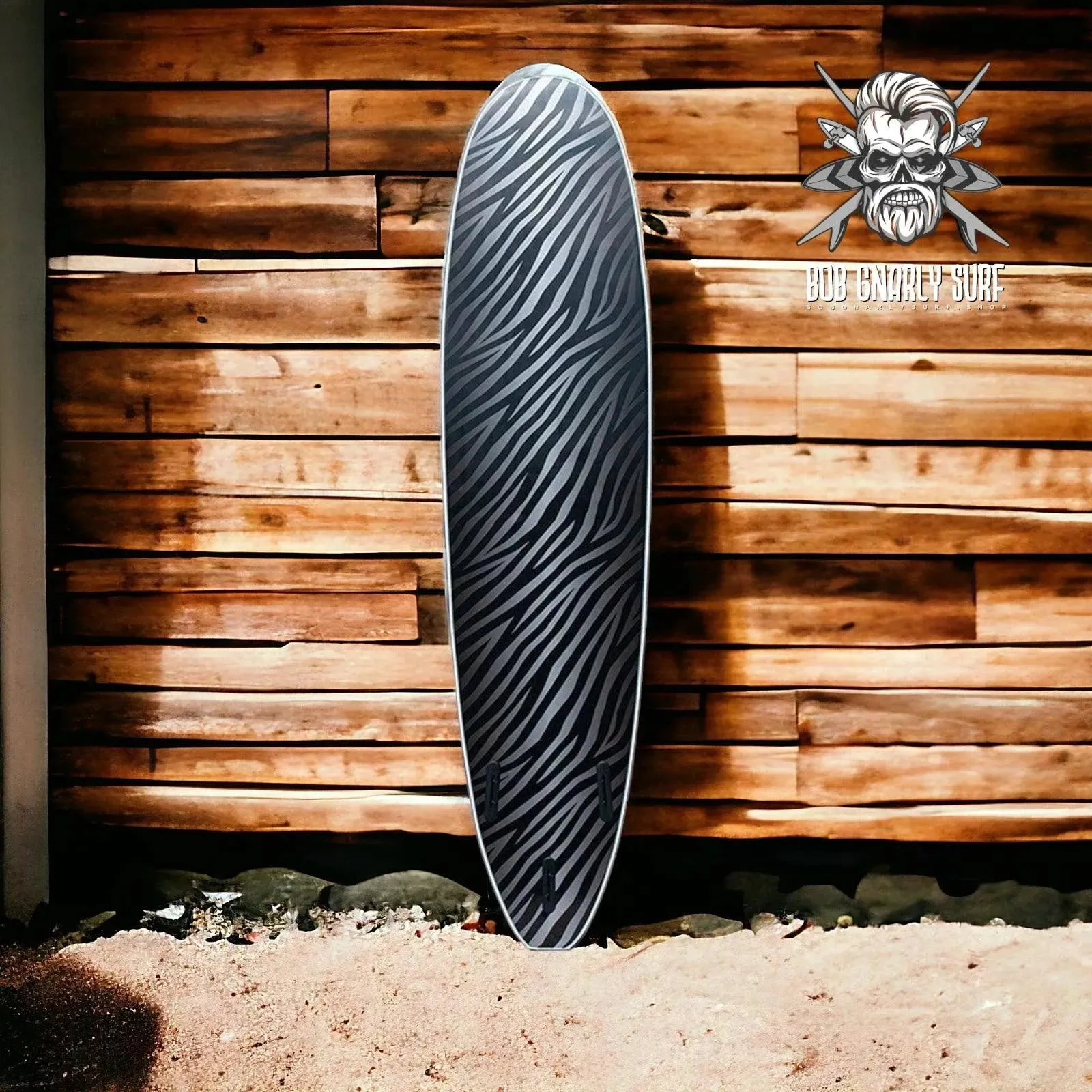Surfworx Banshee Mini Mal Soft Surfboard 8ft 0 Midnight Blue