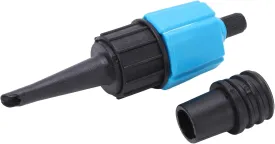 Versatile Paddle Board Pump Adapter with Compact Design and HighPressure for Inflatable Boats and Beds Alloy and Nylon Construction